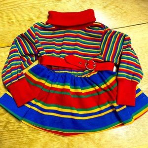 Vintage Toddler Turtleneck Dress